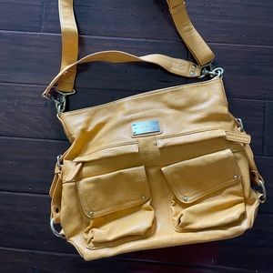 Kelly Moore golden yellow Libby bag